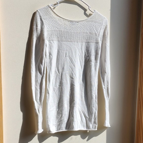 American Eagle Outfitters Cream Jersey Size Small - Picture 12 of 15